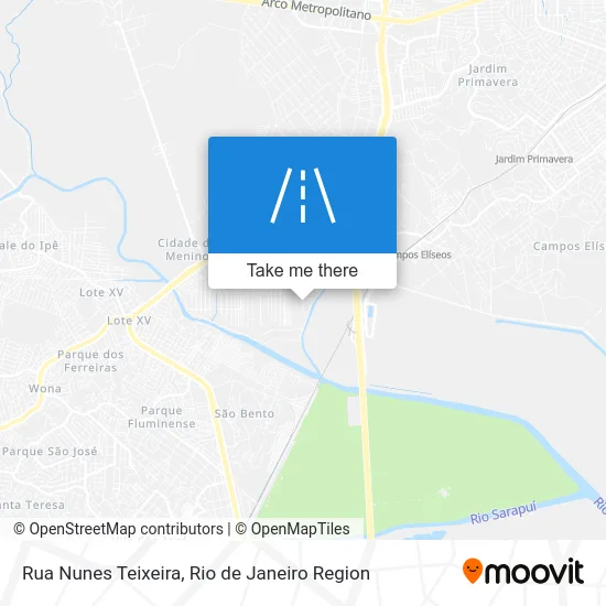 Rua Nunes Teixeira map