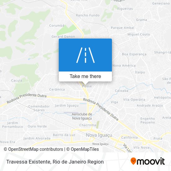 Travessa Existente map