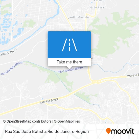 Rua São João Batista map