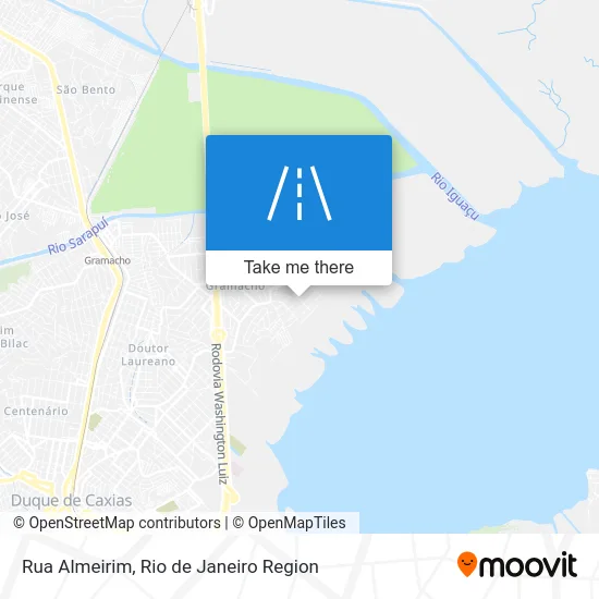 Rua Almeirim map