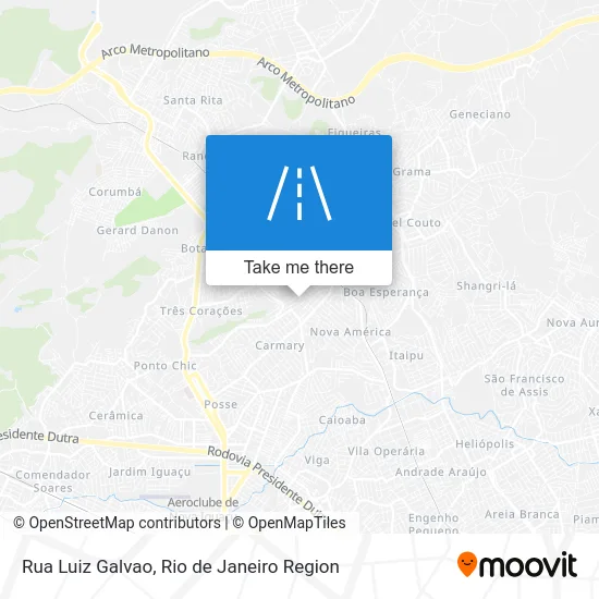 Rua Luiz Galvao map