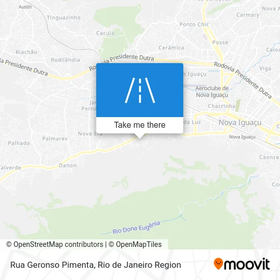 Rua Geronso Pimenta map