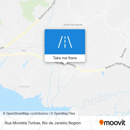 Rua Movieta Turbae map