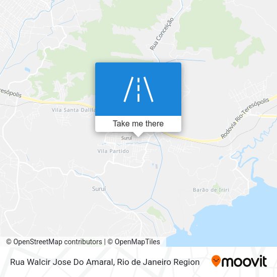 Rua Walcir Jose Do Amaral map