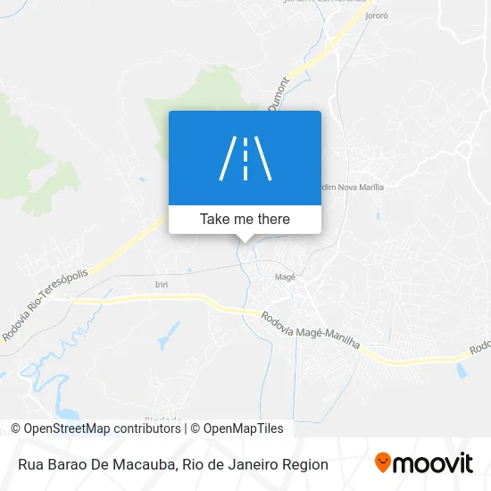 Rua Barao De Macauba map