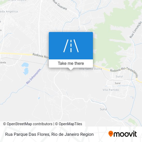 Rua Parque Das Flores map