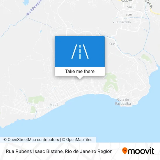 Rua Rubens Isaac Bistene map