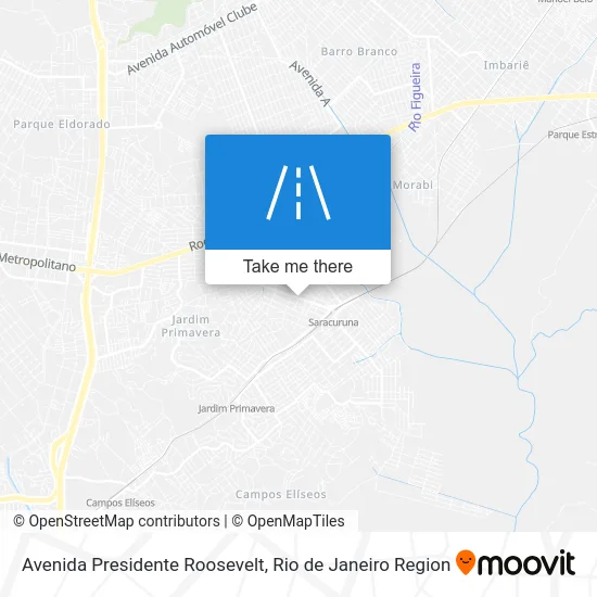 Avenida Presidente Roosevelt map