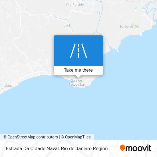 Estrada Da Cidade Naval map