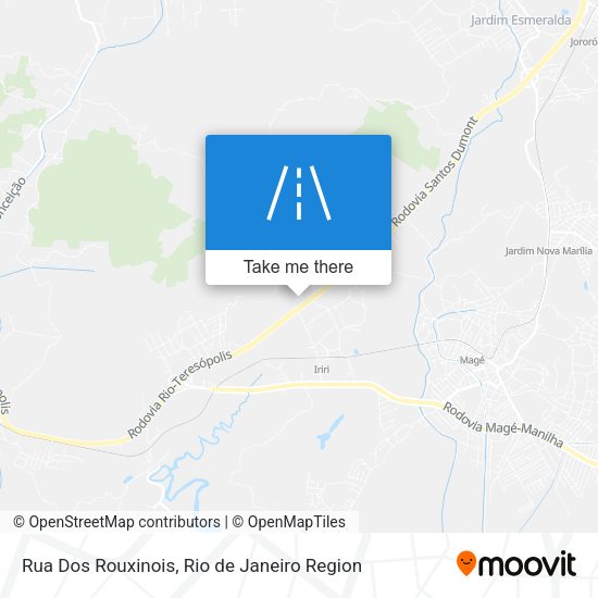 Rua Dos Rouxinois map