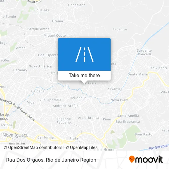 Rua Dos Orgaos map