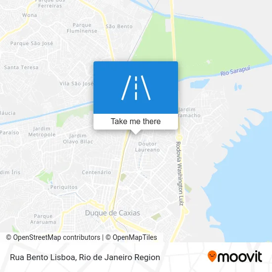 Rua Bento Lisboa map