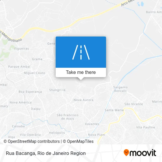 Rua Bacanga map