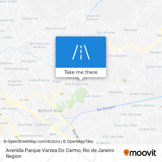 Avenida Parque Varzea Do Carmo map