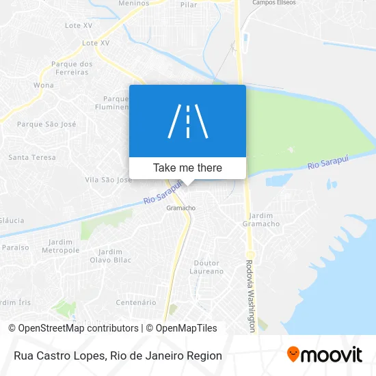 Rua Castro Lopes map