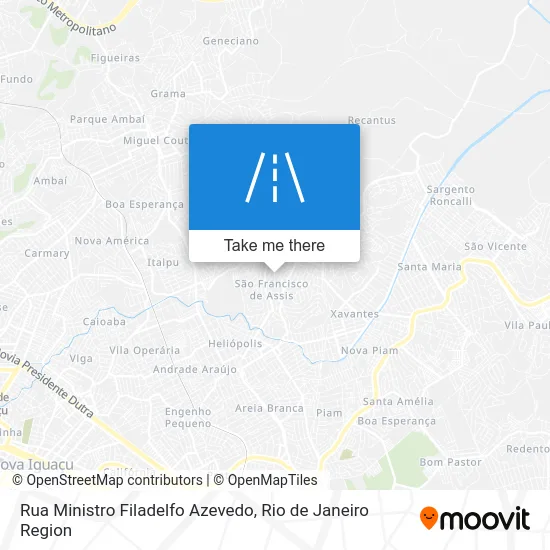Rua Ministro Filadelfo Azevedo map