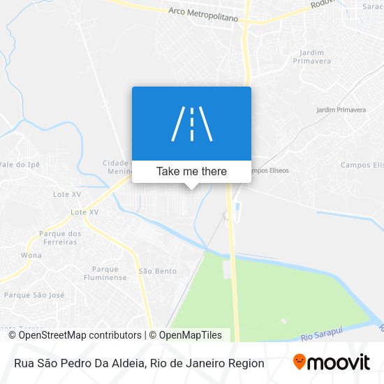 Rua São Pedro Da Aldeia map
