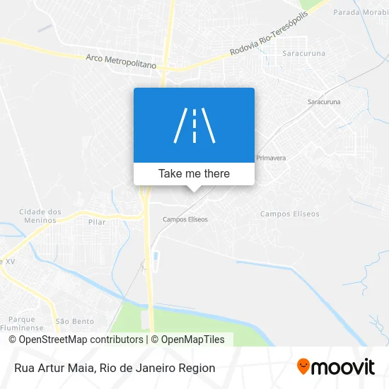 Rua Artur Maia map