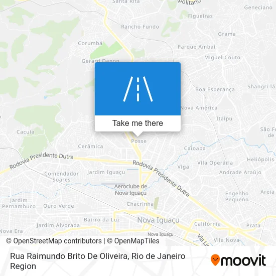 Rua Raimundo Brito De Oliveira map