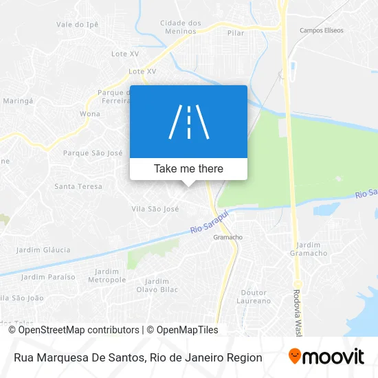 Rua Marquesa De Santos map