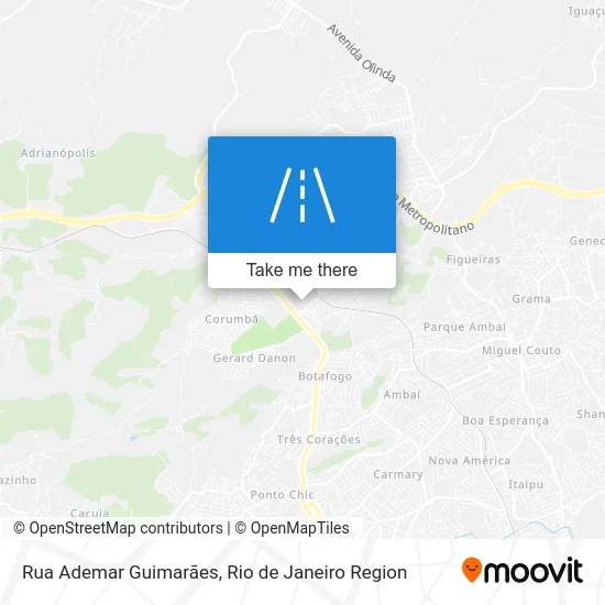 Rua Ademar Guimarães map