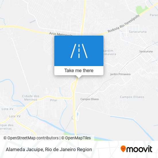 Alameda Jacuipe map