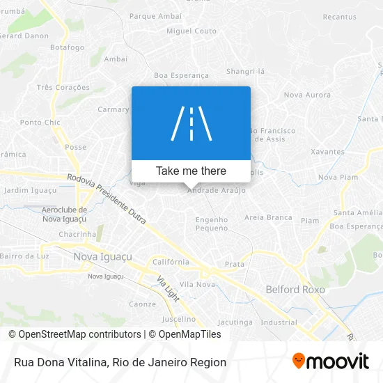 Rua Dona Vitalina map