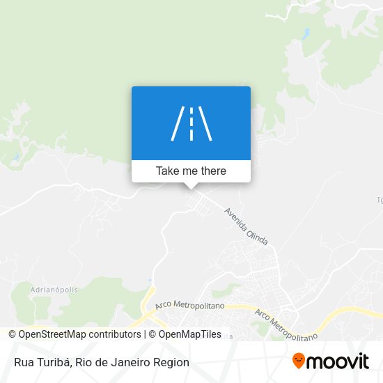 Rua Turibá map