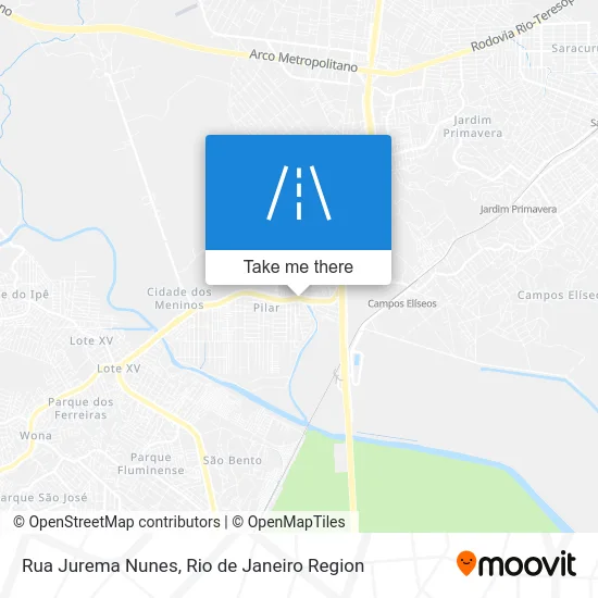 Rua Jurema Nunes map