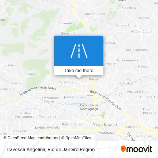 Travessa Angelina map