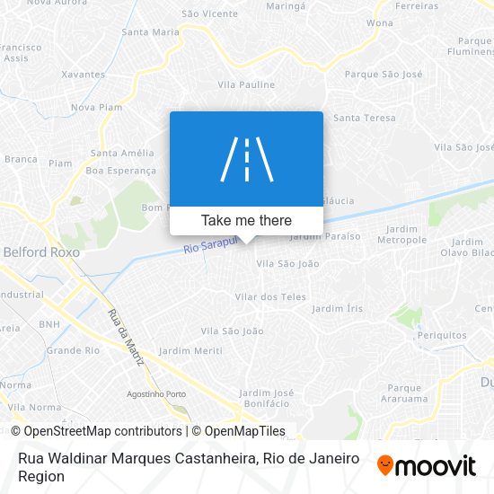 Rua Waldinar Marques Castanheira map