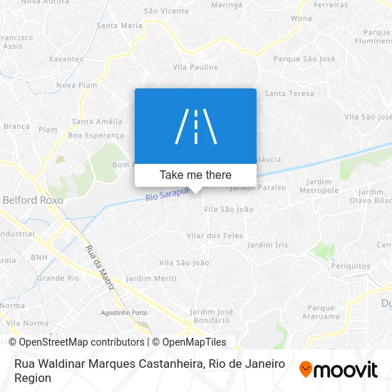 Rua Waldinar Marques Castanheira map