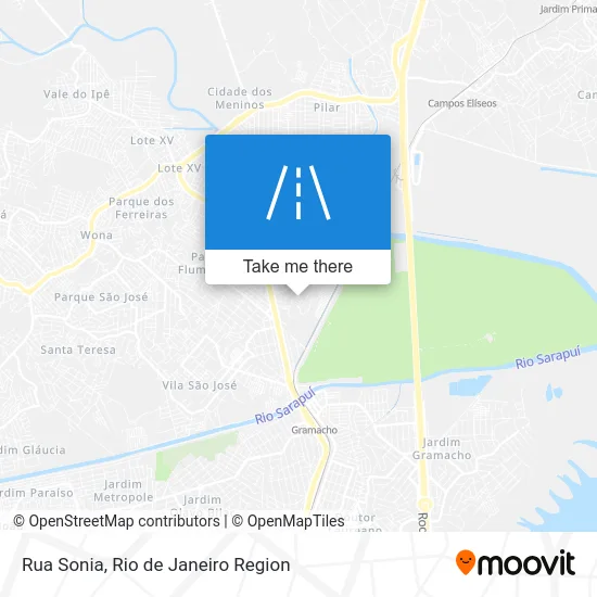 Rua Sonia map