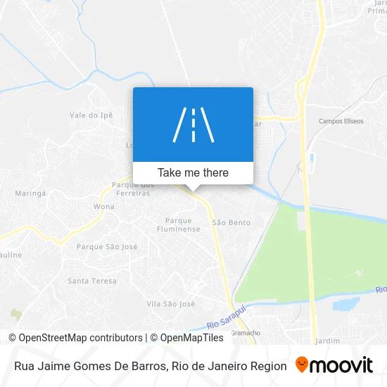 Rua Jaime Gomes De Barros map