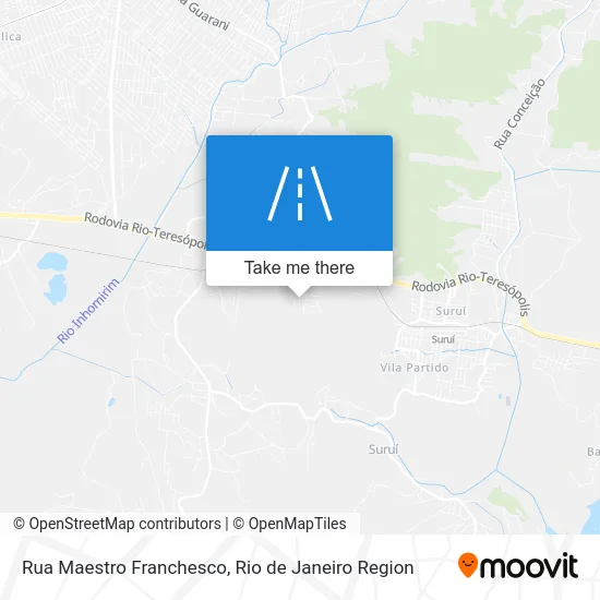 Rua Maestro Franchesco map