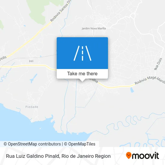 Rua Luiz Galdino Pinald map