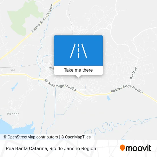 Rua Banta Catarina map