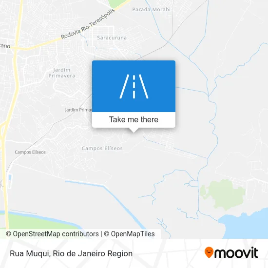 Rua Muqui map