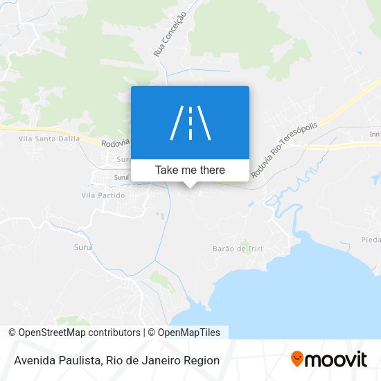 Avenida Paulista map