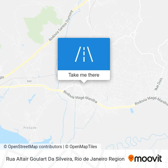 Rua Altair Goulart Da Silveira map