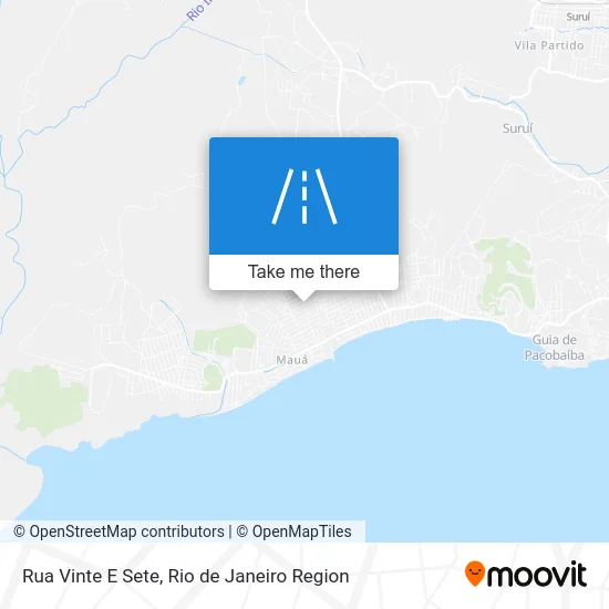 Rua Vinte E Sete map