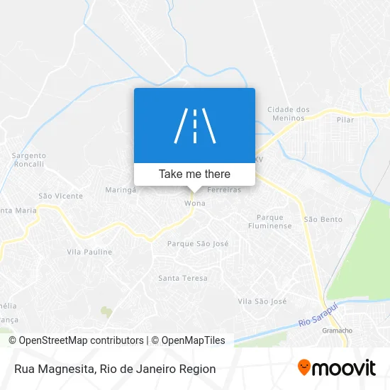 Rua Magnesita map