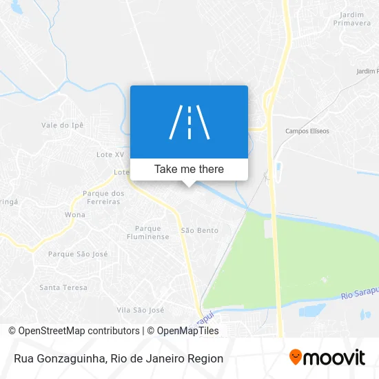Rua Gonzaguinha map