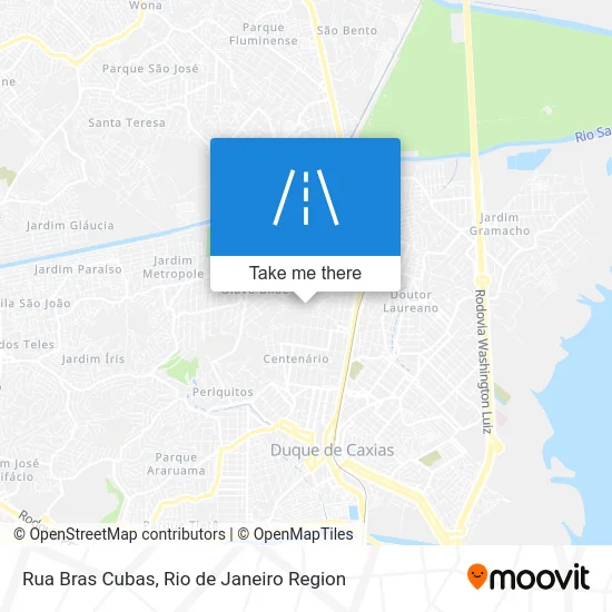 Rua Bras Cubas map