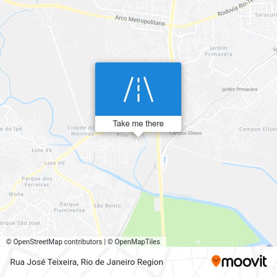 Rua José Teixeira map