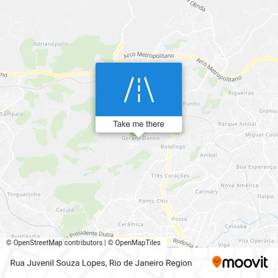 Rua Juvenil Souza Lopes map