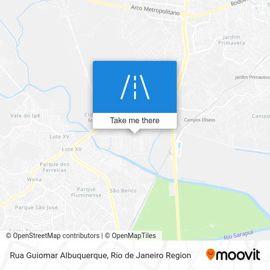 Rua Guiomar Albuquerque map