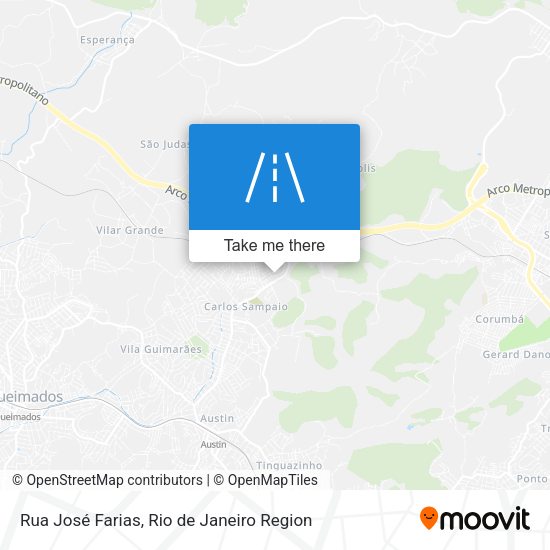 Rua José Farias map