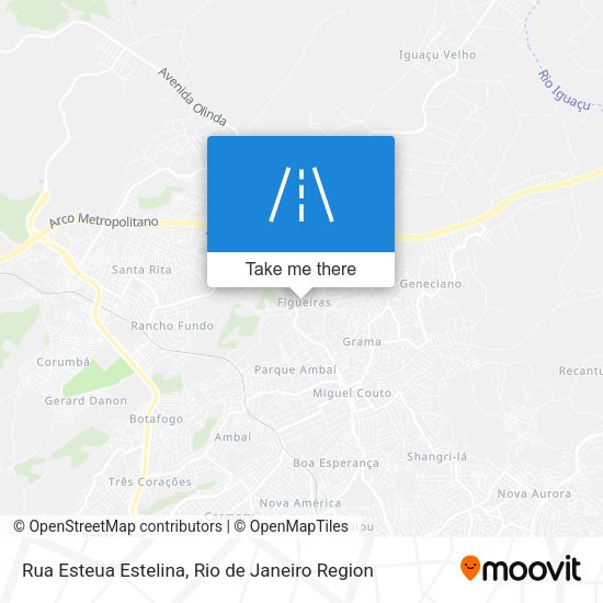 Rua Esteua Estelina map