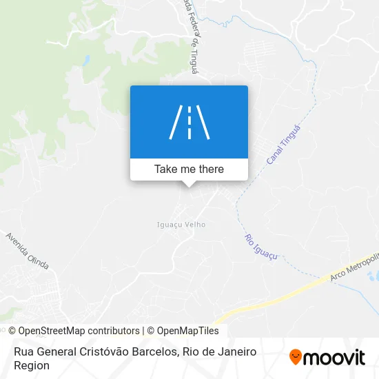 Rua General Cristóvão Barcelos map